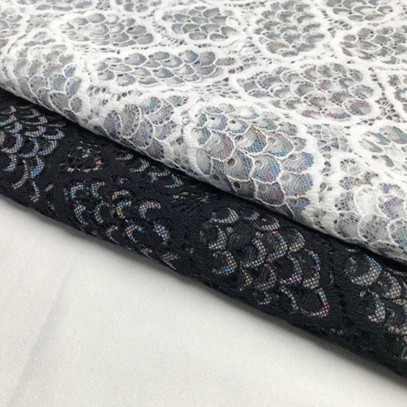 Lace Fabric Dress Cutwork Nylon for Women's Wear Wholesale Supplier 17
