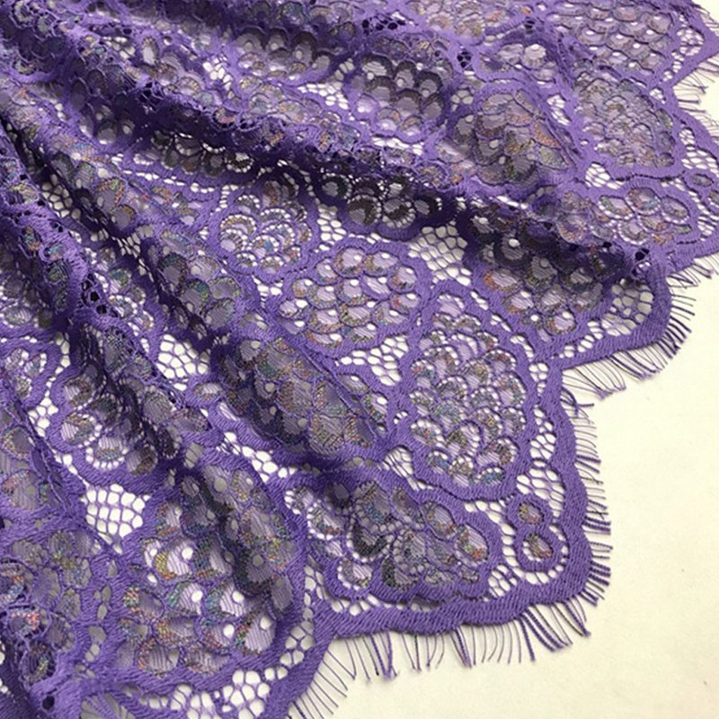Lace Fabric Dress Cutwork Nylon for Women's Wear Wholesale Supplier 7