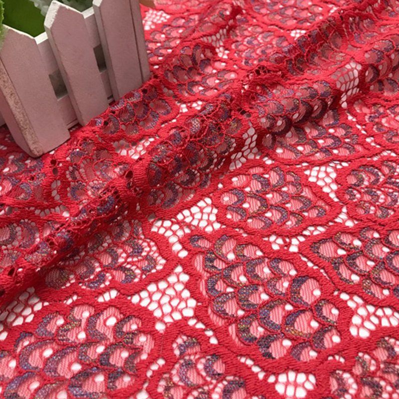 Lace Fabric Dress Cutwork Nylon for Women's Wear Wholesale Supplier 9