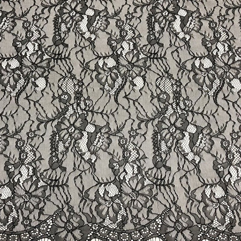 Dress Bridal Warp Knit Lace Fabric for Women's Wear Wholesale Supplier