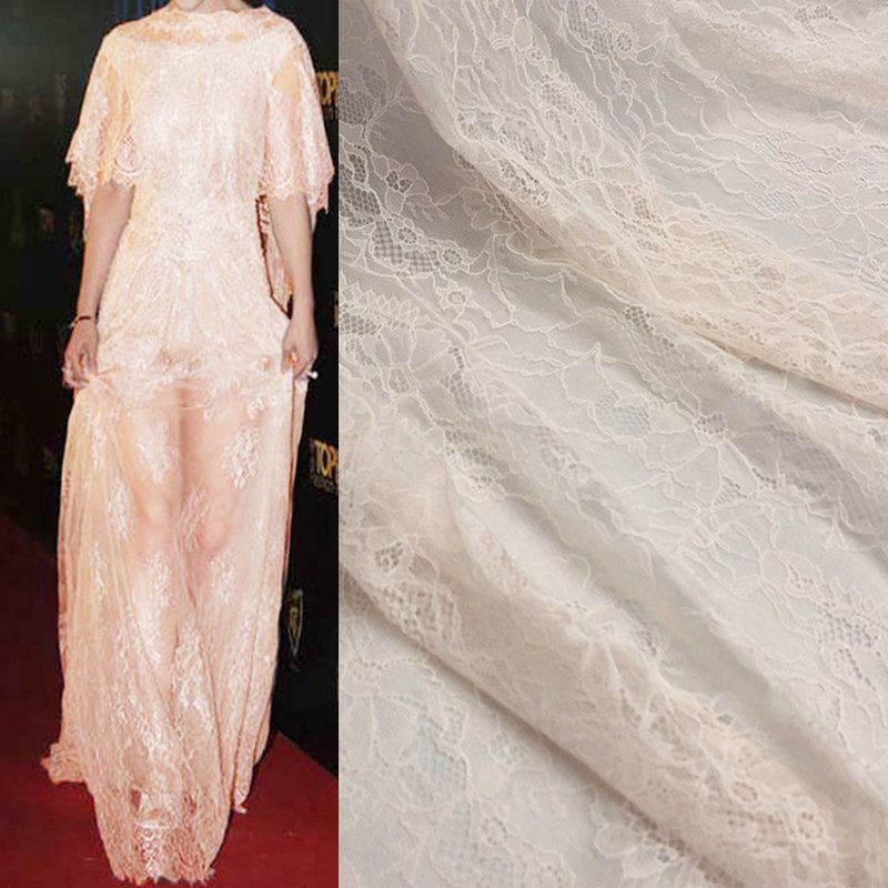 Dress Bridal Warp Knit Lace Fabric for Women's Wear Wholesale Supplier