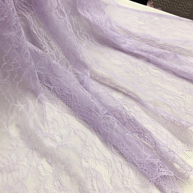 Dress Bridal Warp Knit Lace Fabric for Women's Wear Wholesale Supplier 9