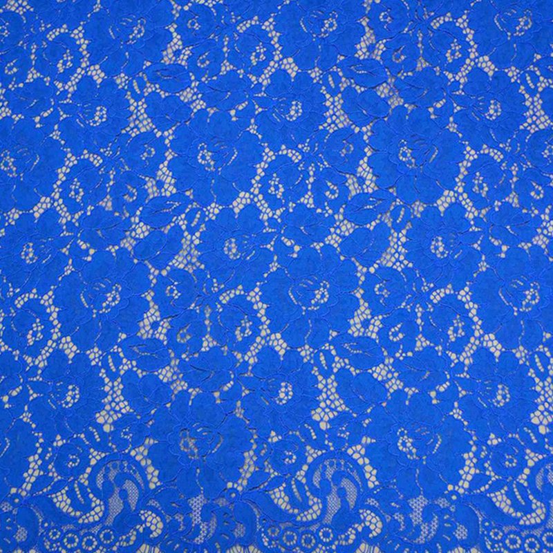 Eyelash Lace Lace Fabric Placement Floral for Apparel Wholesale Suppli