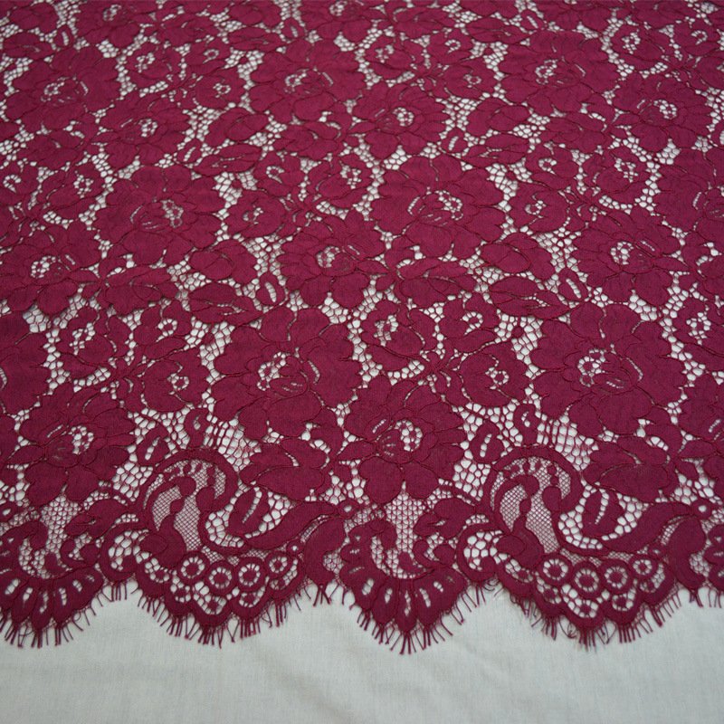 Eyelash Lace Lace Fabric Placement Floral for Apparel Wholesale Suppli 21