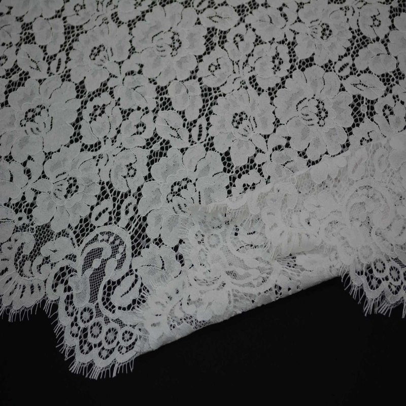 Eyelash Lace Lace Fabric Placement Floral for Apparel Wholesale Suppli 27
