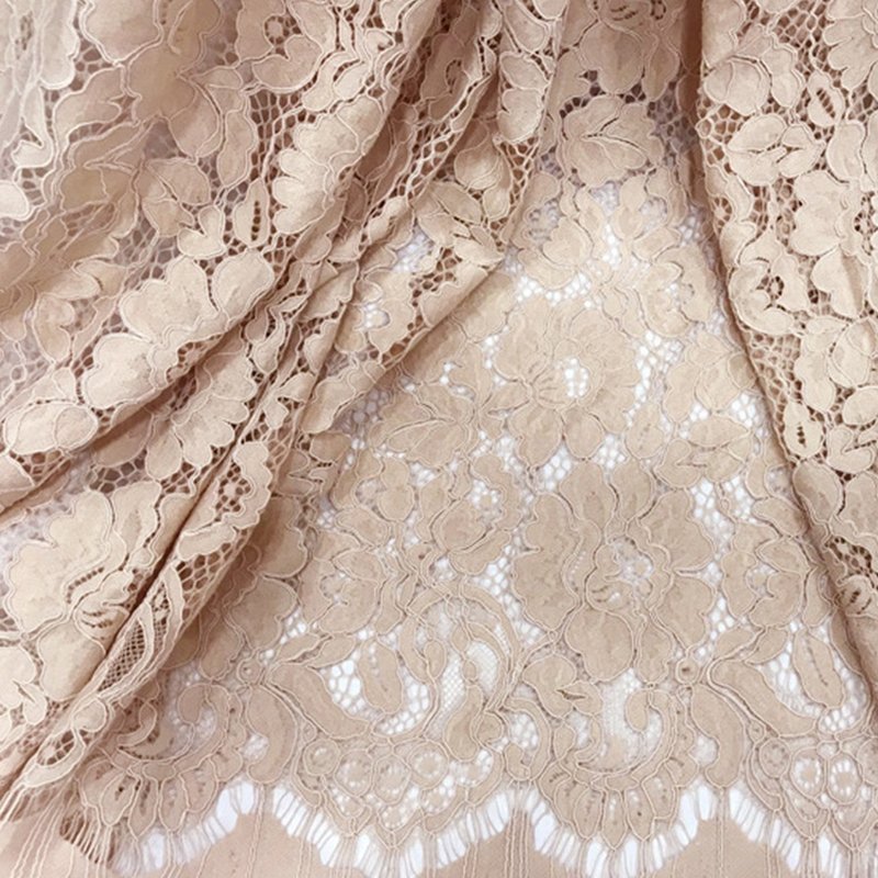 Eyelash Lace Lace Fabric Placement Floral for Apparel Wholesale Suppli 5
