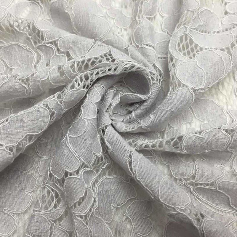 Eyelash Lace Lace Fabric Placement Floral for Apparel Wholesale Suppli 7