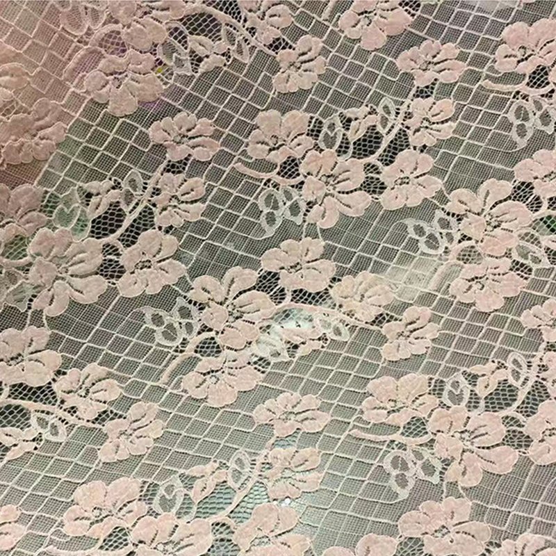 Dress Lace Trim Polyester Brushed Lace Fabric for Women's Wear Wholesa 7