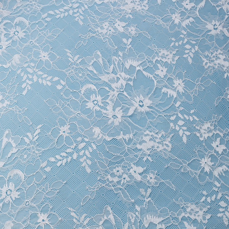 Lace Trim All-Over Nylon Lace Fabric for Apparel Wholesale Supplier