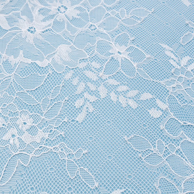 Lace Trim All-Over Nylon Lace Fabric for Apparel Wholesale Supplier 4