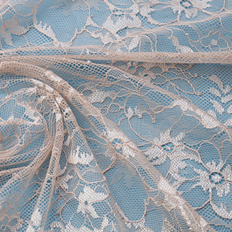 Lace Trim All-Over Nylon Lace Fabric for Apparel Wholesale Supplier 8
