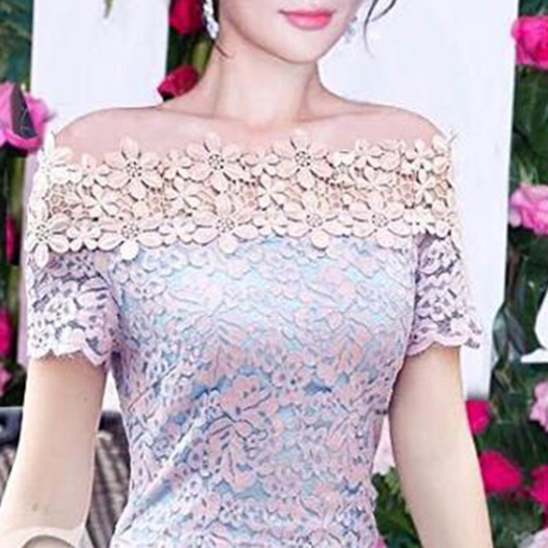Lace Fabric Dress Women's Nylon for Women's Wear Wholesale Supplier 3