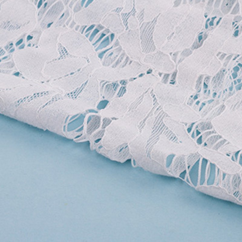 Peony Women's Kids Nylon Lace Fabric for Women's Wear Wholesale Suppli 5