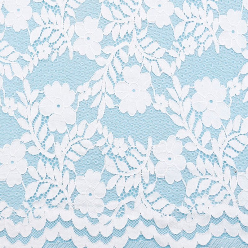 Rose Women's Nylon Lace Fabric for Women's Wear Wholesale Supplier