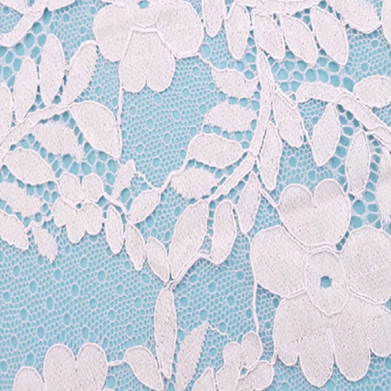 Rose Women's Nylon Lace Fabric for Women's Wear Wholesale Supplier 8