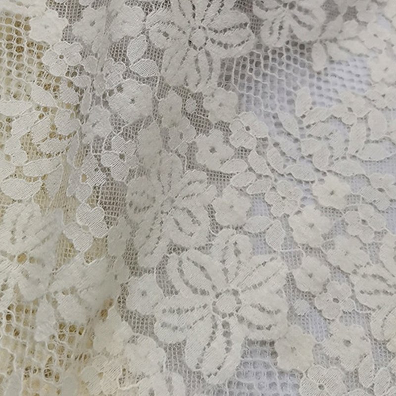 Feather Polyester Brushed Lace Fabric for Women's Wear Wholesale Suppl
