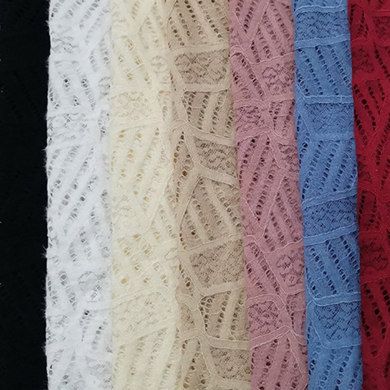 Feather Polyester Brushed Lace Fabric for Women's Wear Wholesale Suppl 4