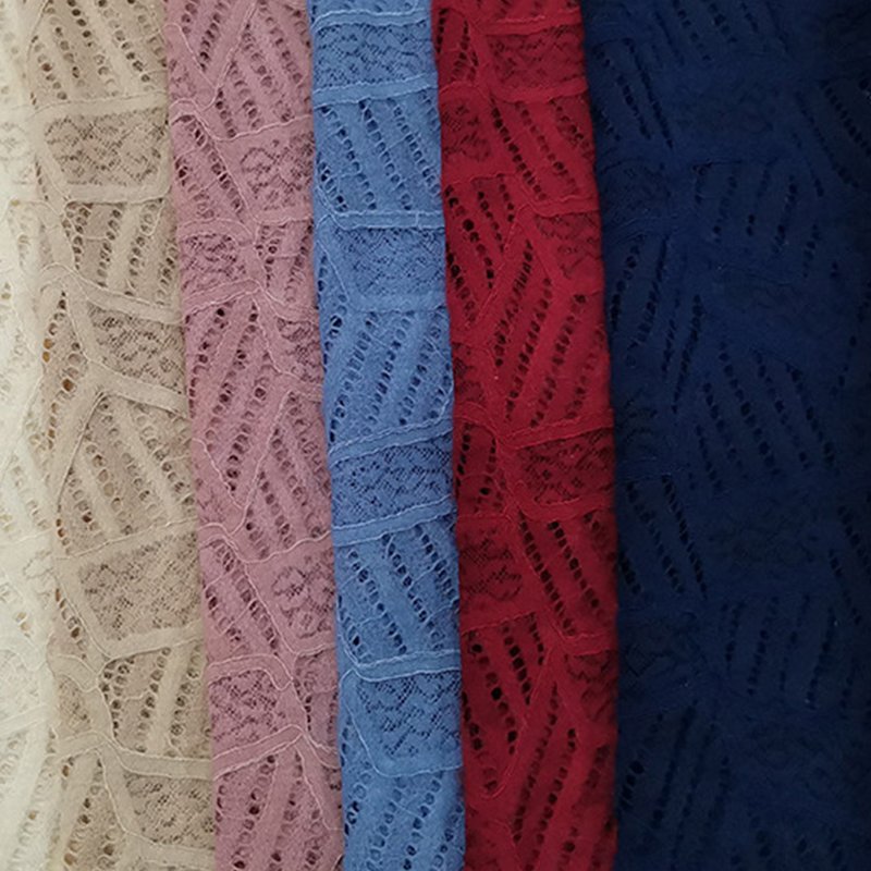 Feather Polyester Brushed Lace Fabric for Women's Wear Wholesale Suppl 5