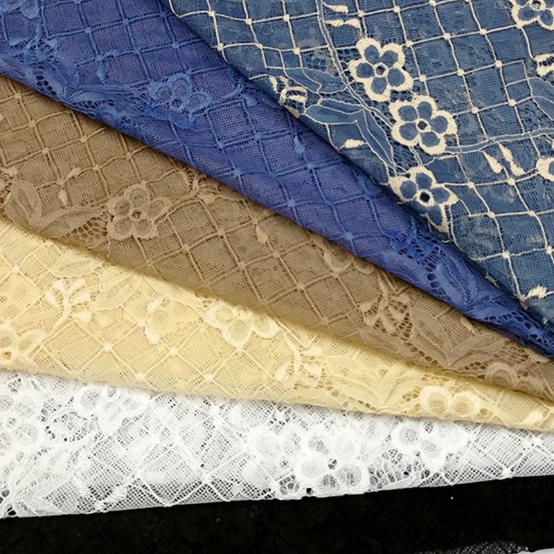 Women's Polyester Warp Knit Lace Fabric for Women's Wear Wholesale Sup 7
