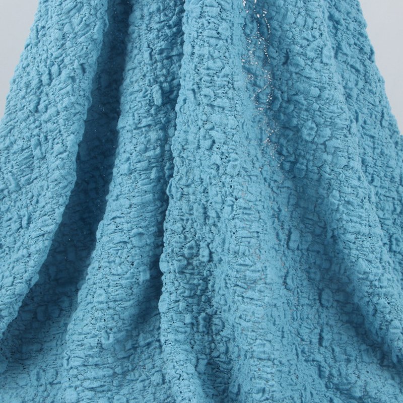 Dress Nylon Warp Knit Lace Fabric for Women's Wear Wholesale Supplier