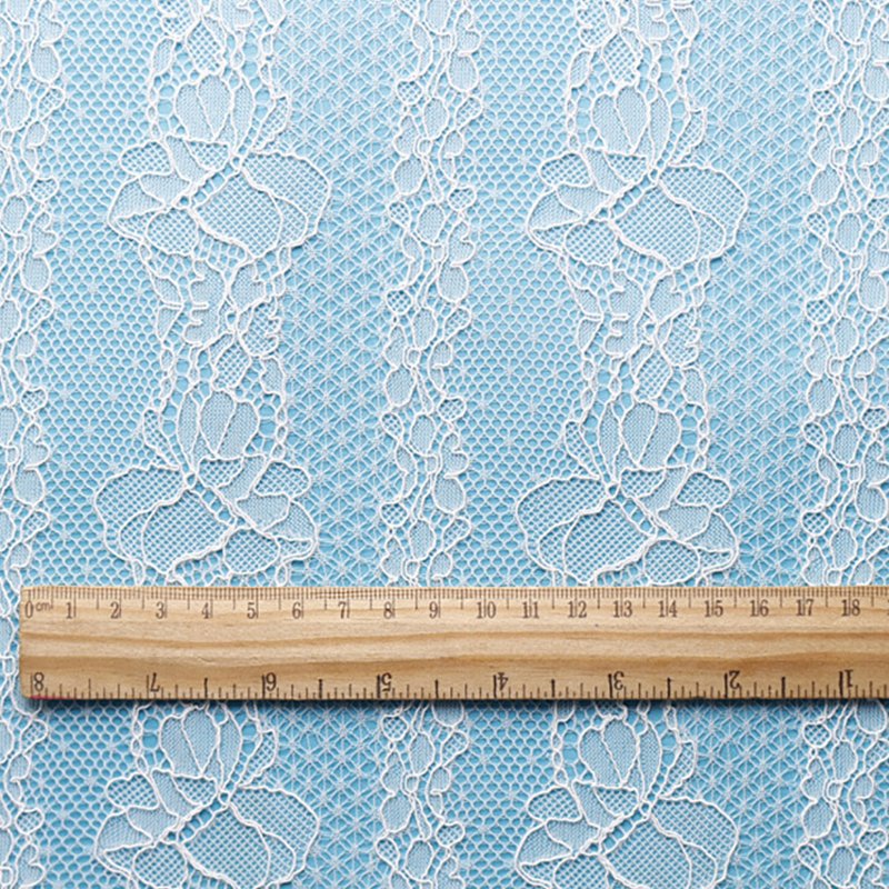 Lace Fabric Dress Cutwork Nylon for Women's Wear Wholesale Supplier 4