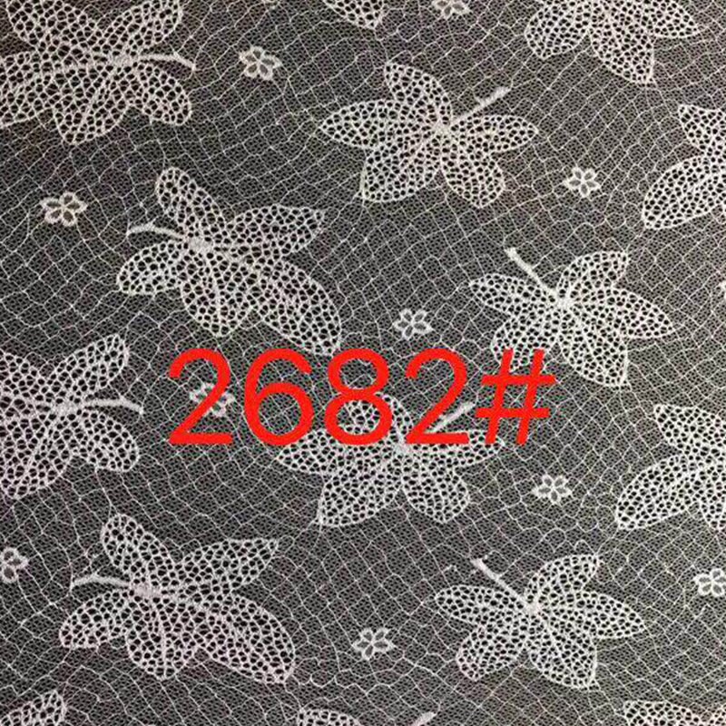 Lace Trim Lace Fabric Dress Polyester Warp Knit for Women's Wear Whole