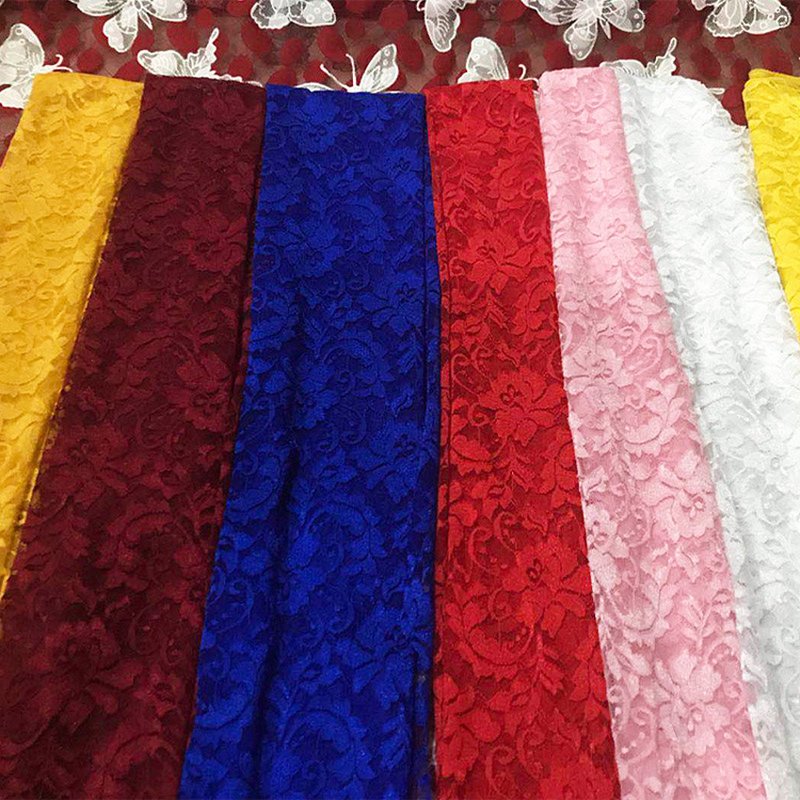 Lace Fabric Women's Nylon Warp Knit for Women's Wear Wholesale Supplie 11