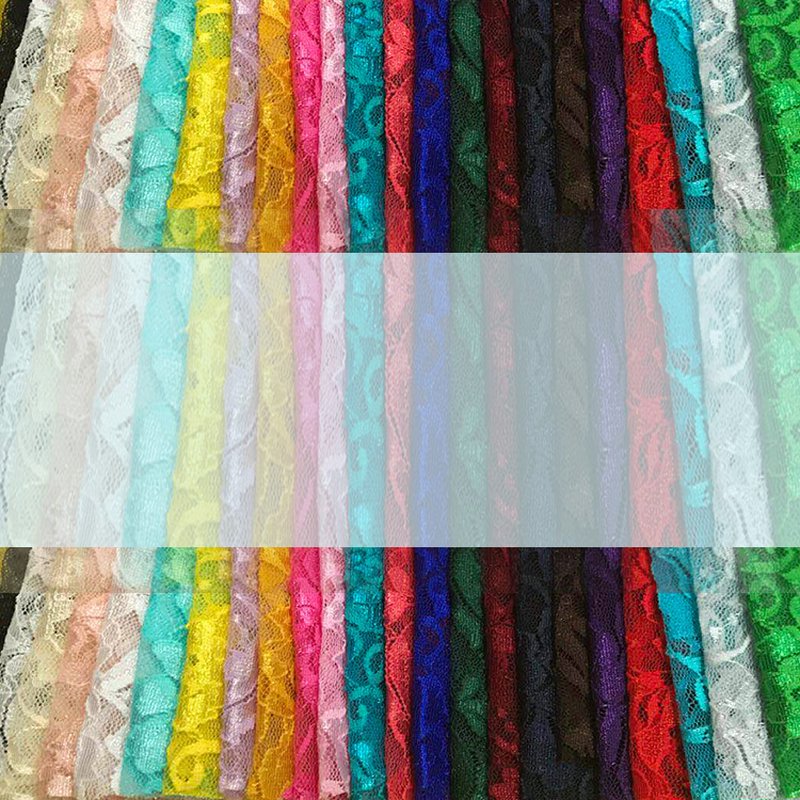 Lace Fabric Women's Nylon Warp Knit for Women's Wear Wholesale Supplie 12