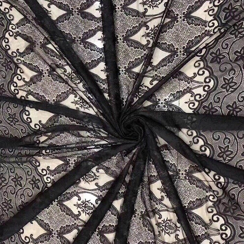 Lace Fabric Placement Women's Warp Knit for Women's Wear Wholesale Sup