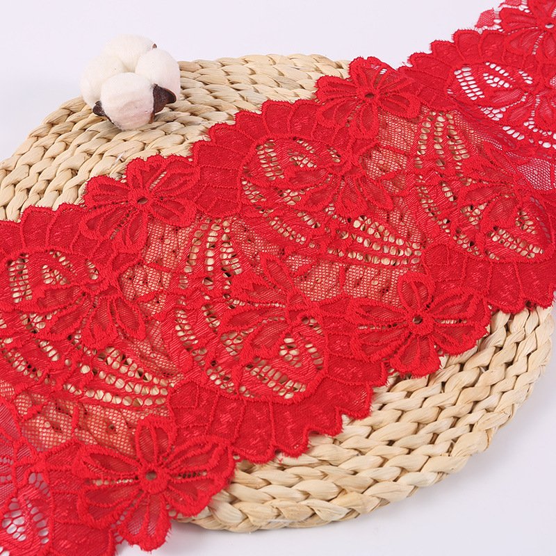 Lace Trim Nylon Warp Knit Lace Fabric for Apparel Wholesale Supplier 5
