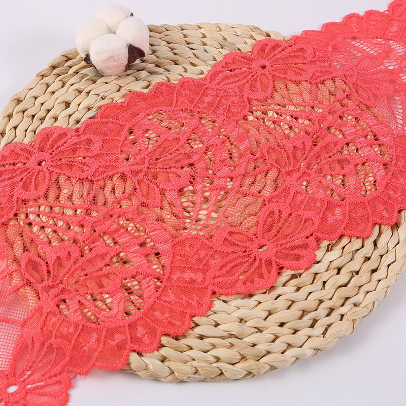 Lace Trim Nylon Warp Knit Lace Fabric for Apparel Wholesale Supplier 7