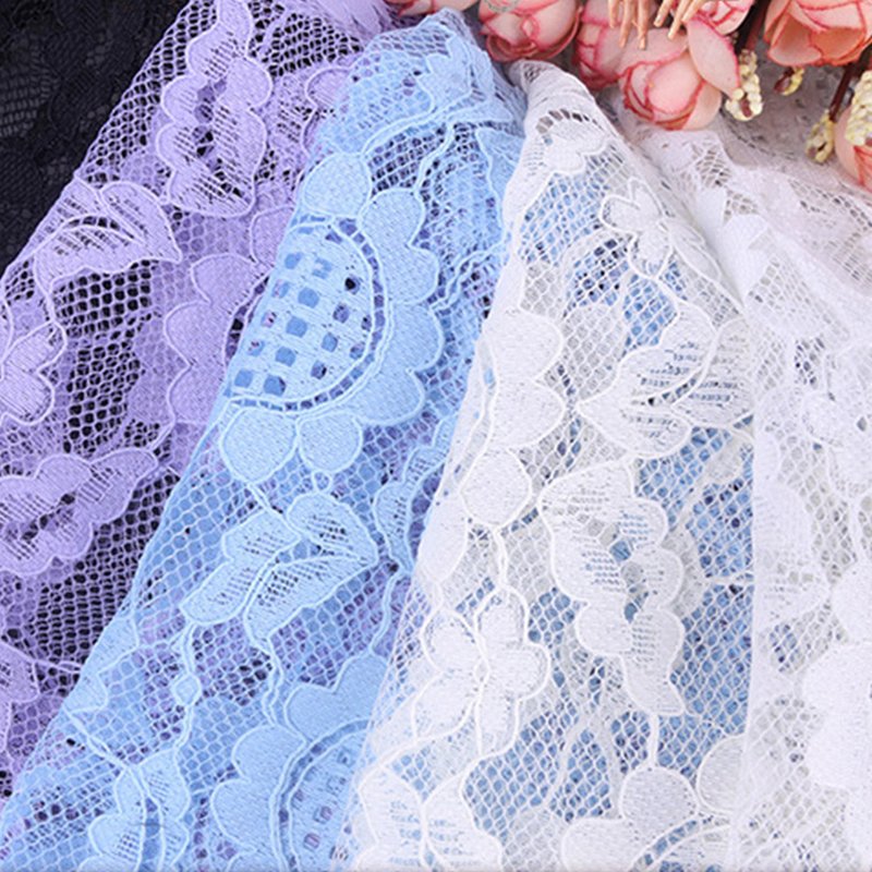 Lace Fabric Dress Small Floral for Women's Wear Wholesale Supplier 9