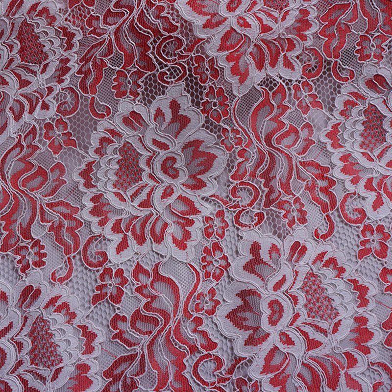 Lace Fabric Dress Nylon Warp Knit for Women's Wear Wholesale Supplier 8