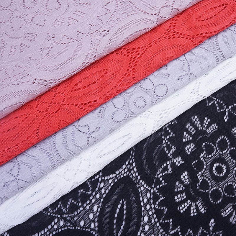 Dress Eyelash Cutwork Lace Fabric for Women's Wear Wholesale Supplier 15