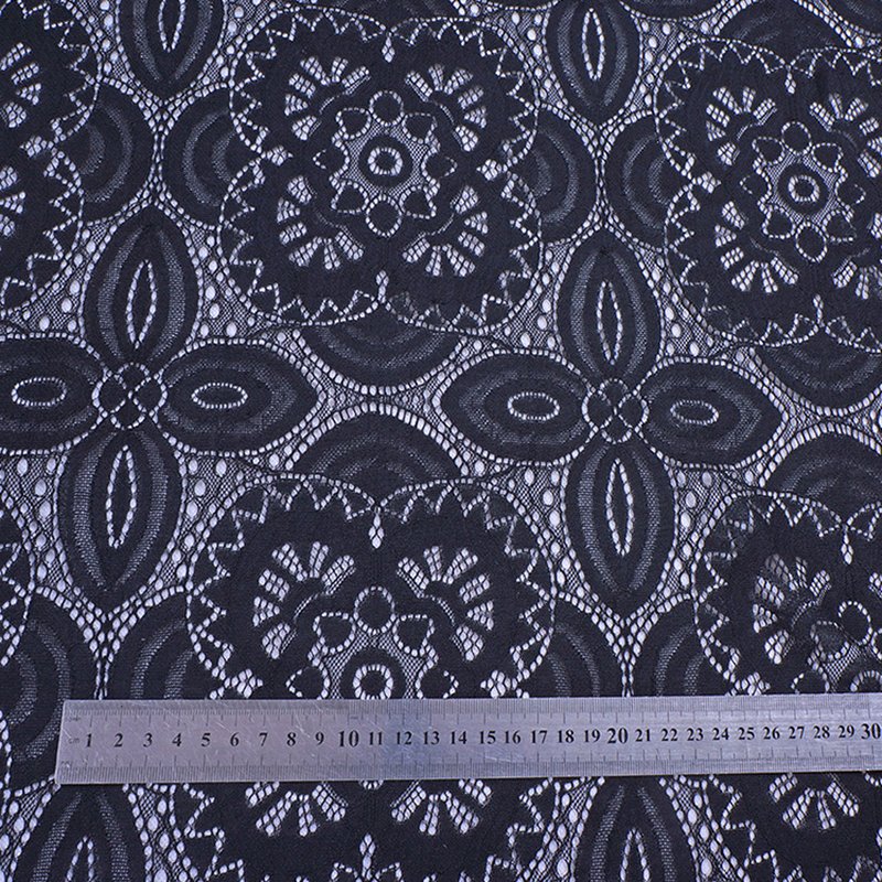 Dress Eyelash Cutwork Lace Fabric for Women's Wear Wholesale Supplier 5