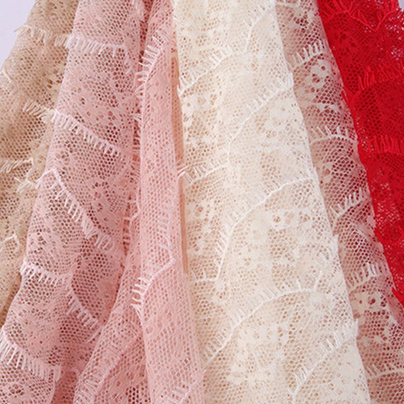 Lace Fabric Dress Wave Polyester for Women's Wear Wholesale Supplier 5