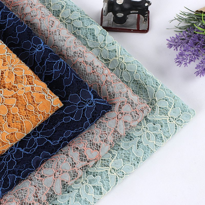 Lace Fabric Cutwork Nylon for Women's Wear Wholesale Supplier 5