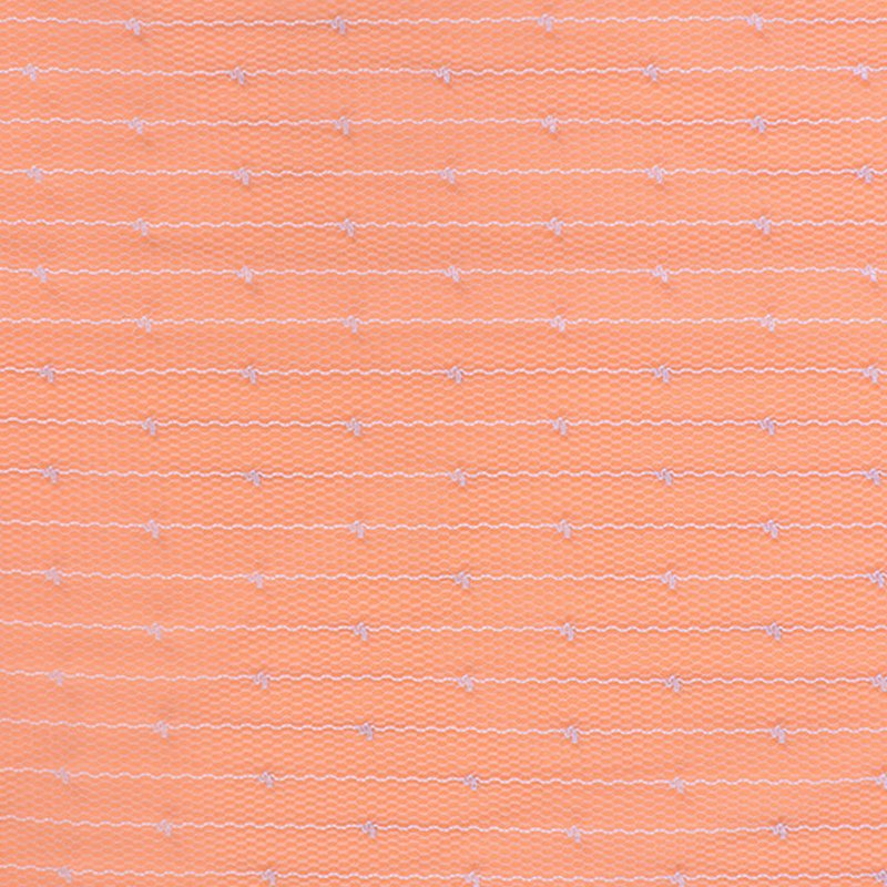 Dress All-Over Evening Nylon Warp Knit Lace Fabric for Women's Wear Wh