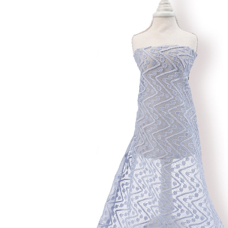 Lace Fabric Dress Cutwork Nylon Warp Knit for Women's Wear Wholesale S