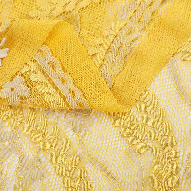 Lace Fabric Dress Cutwork Nylon for Women's Wear Wholesale Supplier 3