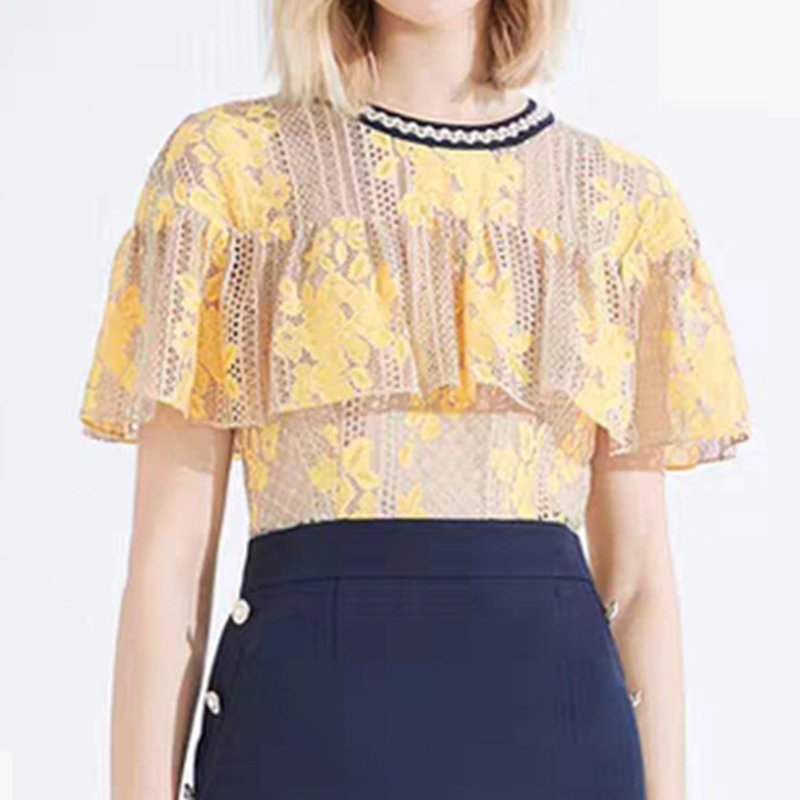 Lace Fabric Dress Evening Nylon for Women's Wear Wholesale Supplier
