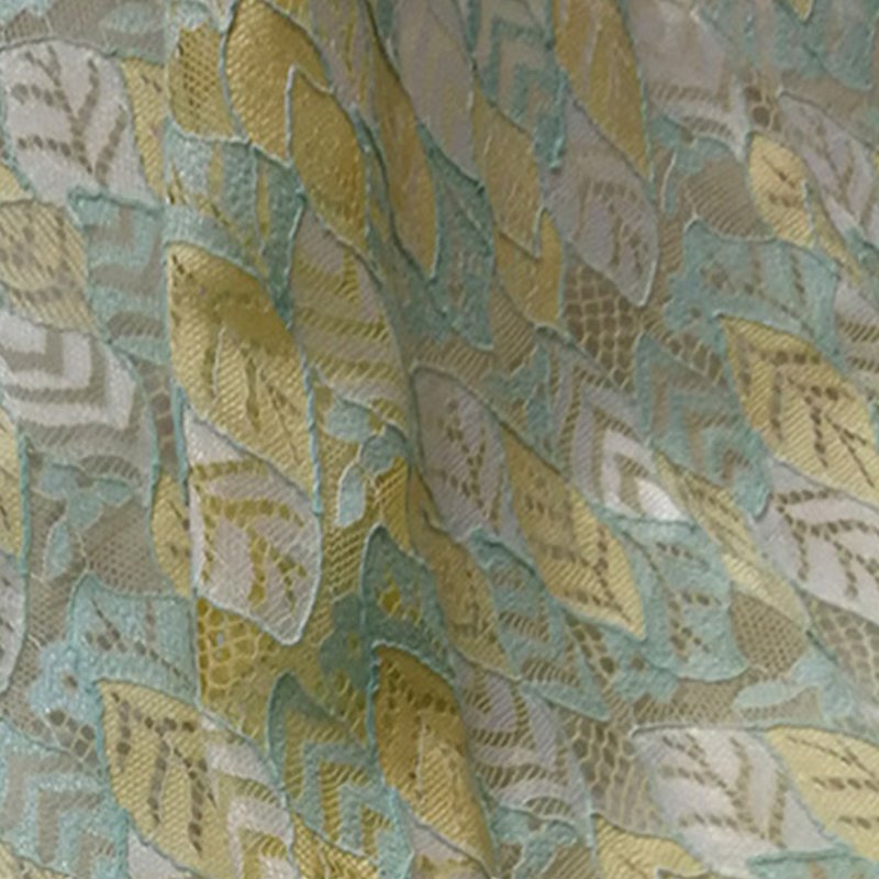 Lace Fabric Leaf Cutwork Nylon for Women's Wear Wholesale Supplier 10