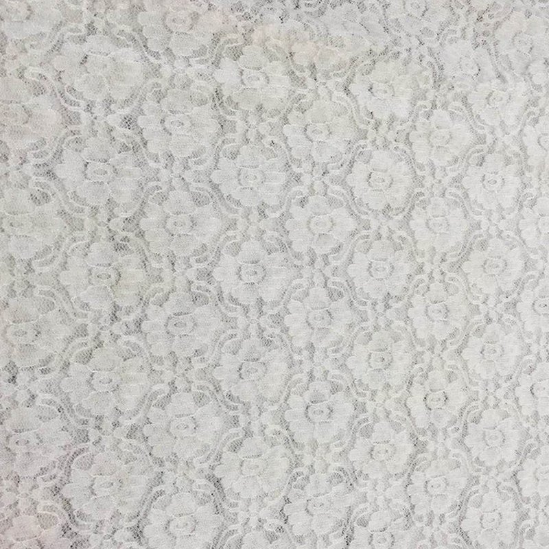Lace Fabric Plum Blossom Bridal Nylon Warp Knit for Bridal Wholesale S