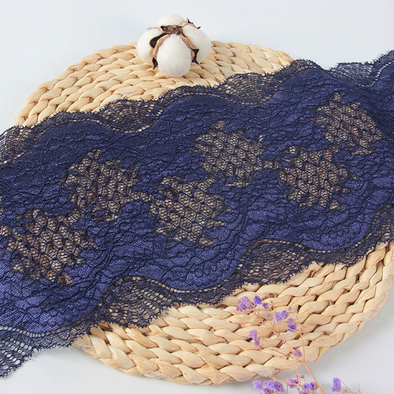 Lace Trim Lace Fabric Nylon Warp Knit for Apparel Wholesale Supplier