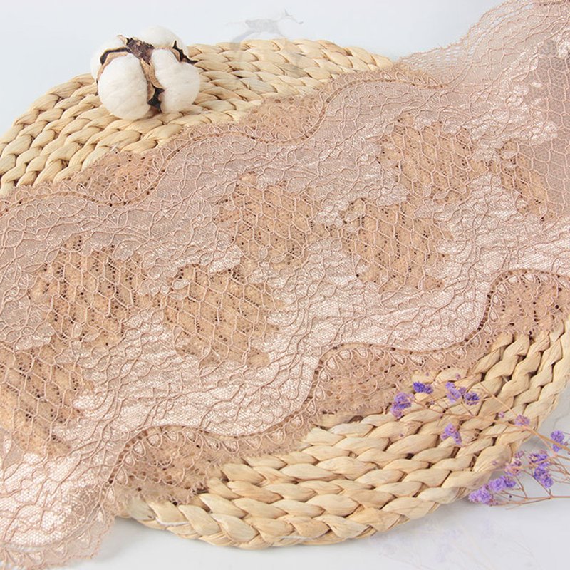 Lace Trim Lace Fabric Nylon Warp Knit for Apparel Wholesale Supplier