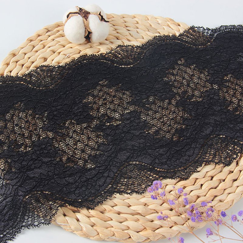 Lace Trim Lace Fabric Nylon Warp Knit for Apparel Wholesale Supplier 4