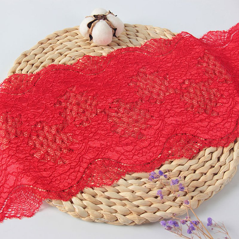 Lace Trim Lace Fabric Nylon Warp Knit for Apparel Wholesale Supplier 6
