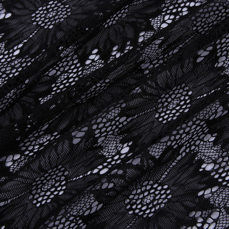 Lace Fabric Dress Cutwork for Women's Wear Wholesale Supplier