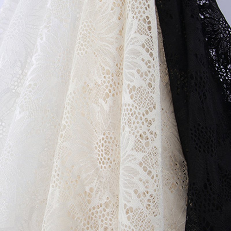 Lace Fabric Dress Cutwork for Women's Wear Wholesale Supplier 5