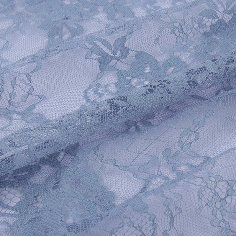 Lace Fabric Dress Floral Polyester for Women's Wear Wholesale Supplier 4